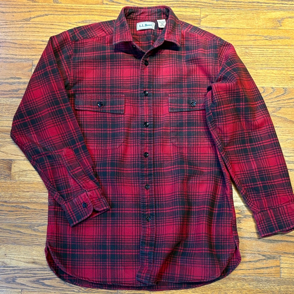 L.L. Bean Heavy Flannel size small